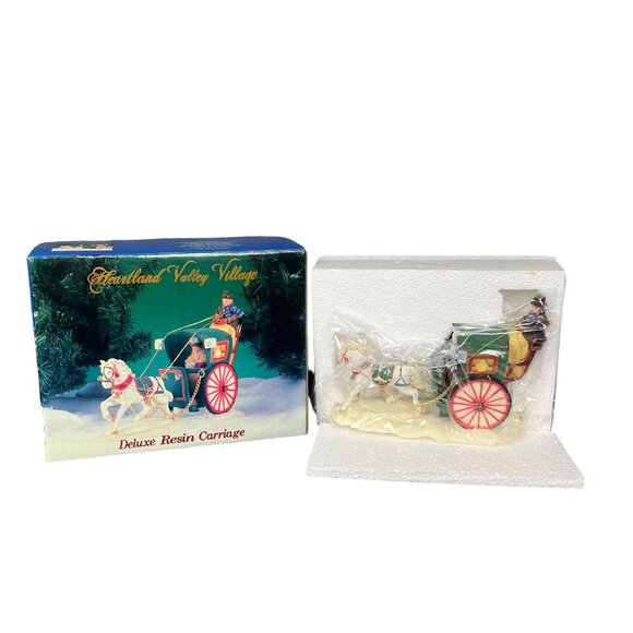Heartland Valley Village Deluxe Resin Carriage 9805813 With Box - Picture 1 of 8